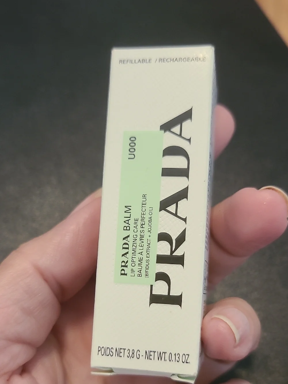 Prada Beauty Moisturizing Lip Balm 000 Universal (clear) NIB